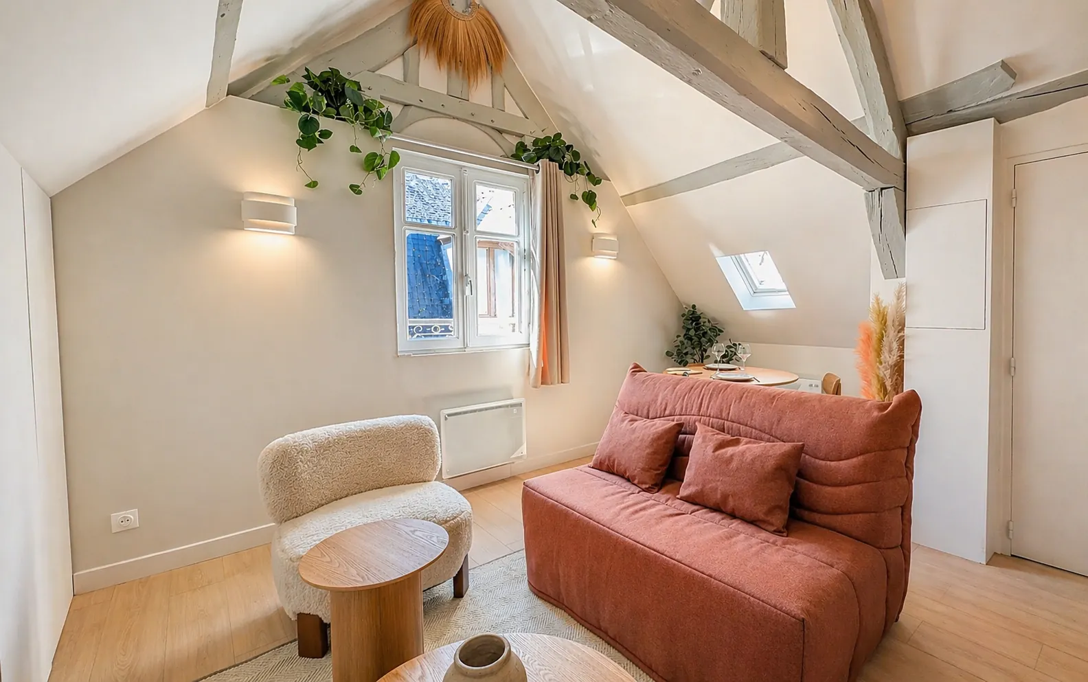 Pièce de vie de l’appartement Larivey 21.3